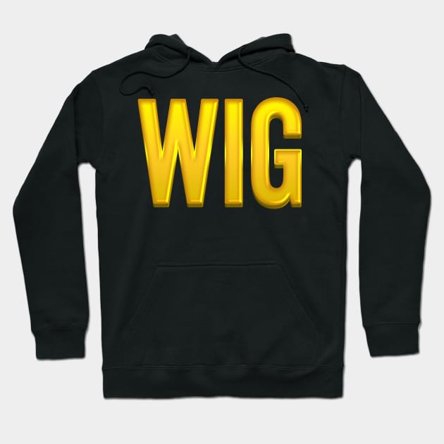 Wig Gold Version Hoodie by xesed